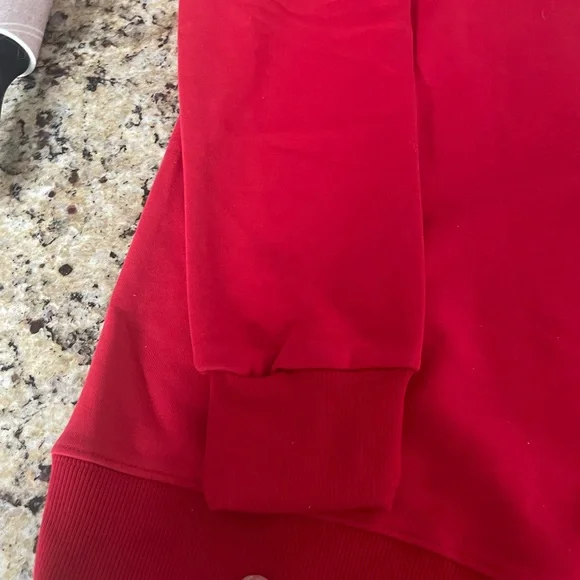 New with Tags. Mens Burberry Red Crewneck Pullover Size 2XL. - Picture 6 of 11